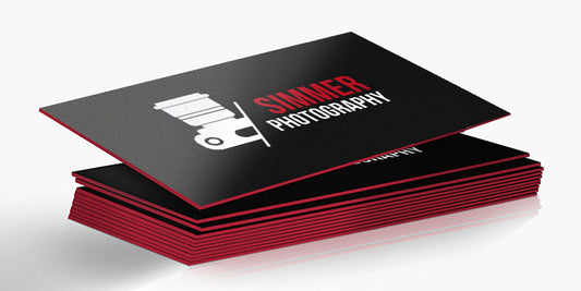 Painted Edge Business Cards - TheDesignDept