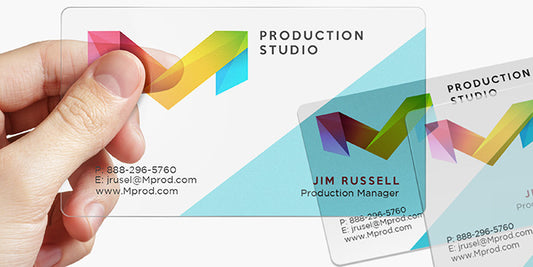 Clear Plastic Business Cards - TheDesignDept