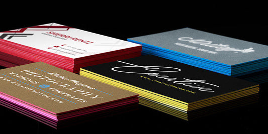 Painted Edge Business Cards - TheDesignDept